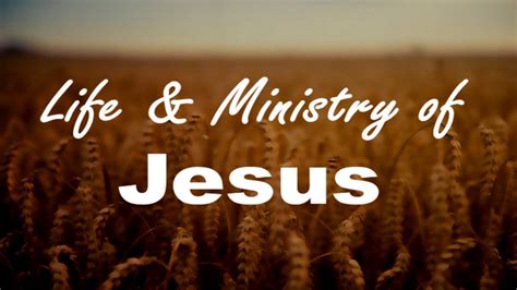 Calvary Ahwatukee | Life & Ministry Of Jesus
