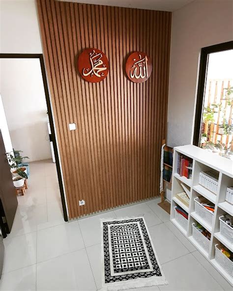 desain mushola  rumah memotivasi keluarga rajin sholat