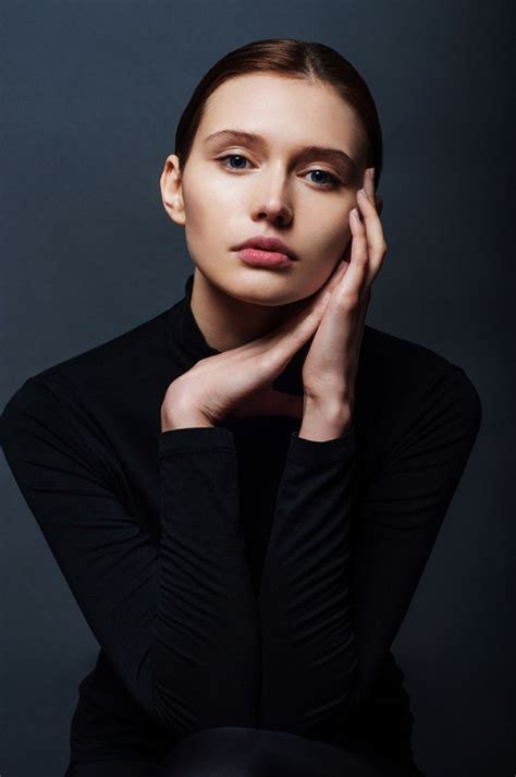 Masha (model test) on Behance | Model headshots, Female portrait poses ...