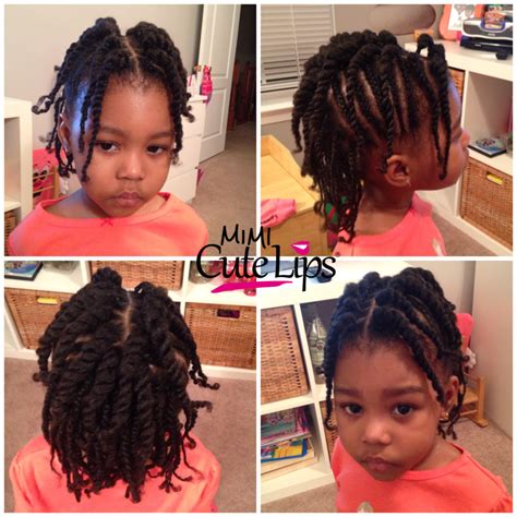 Simple Natural Hairstyles For Kids