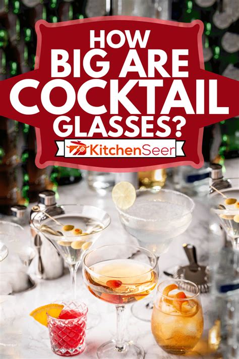 big  cocktail glasses
