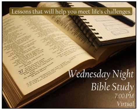 Wednesday Evening Bible Study - BELTWAY CHURCH OF CHRIST