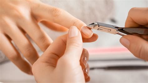nail tech  skip cuticle cutting