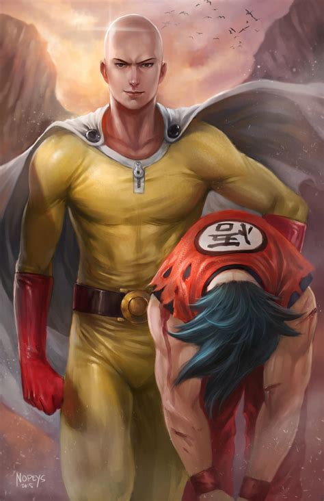 Saitama vs Goku by NOPEYS on DeviantArt