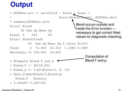 PPT - IV. Randomized Complete Block Design (RCBD) PowerPoint Presentation - ID:6766550