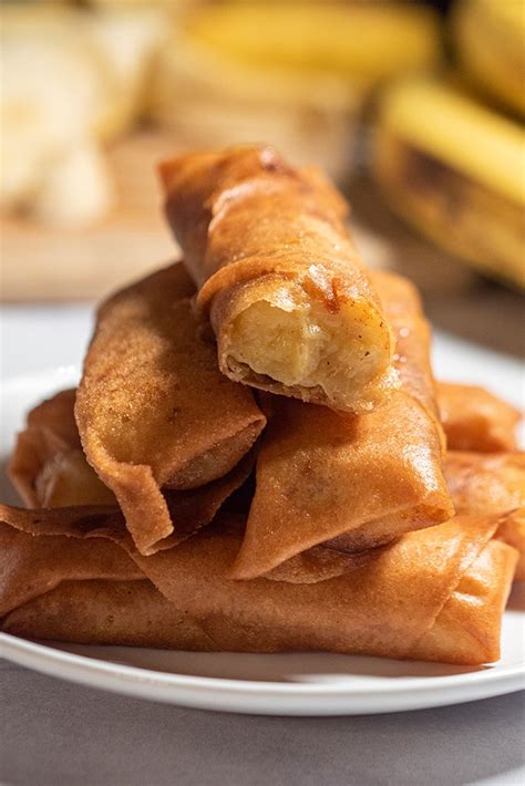 Easy Homemade Banana Lumpia Recipe from Hawaii 2023 - AtOnce