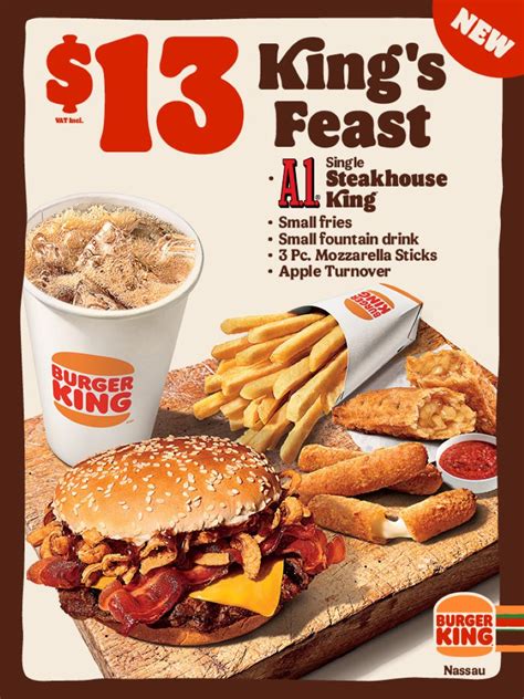 $13 King’s Feast at Burger King Nassau! – My Deals Today Bahamas