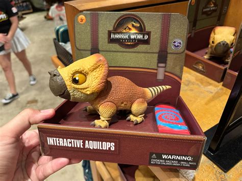 New 'Jurassic World Rebirth' Interactive Aquilops Shoulder Toy at