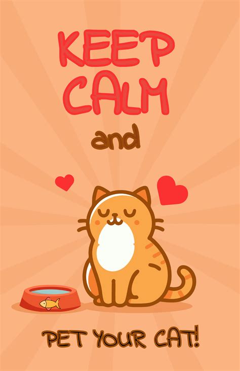 Free Keep Calm Poster Templates, Editable and Printable