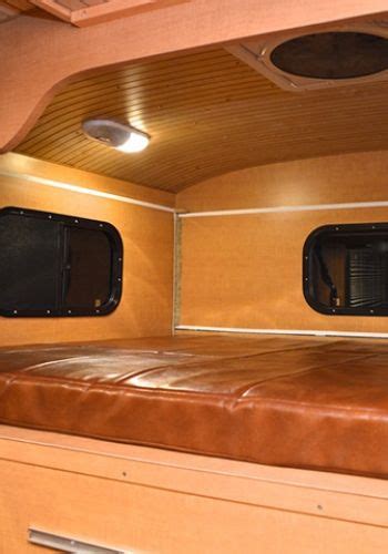 Interior of Alaskan Truck Camper Popup Camper, Truck Camper, Custom ...