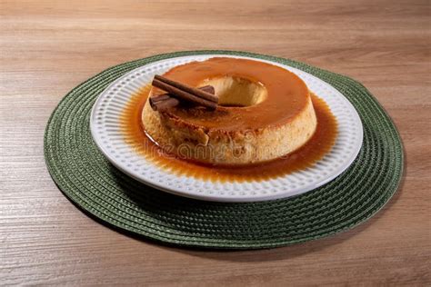 Condensed Milk Pudding with Caramelized Sauce Stock Photo - Image of ...