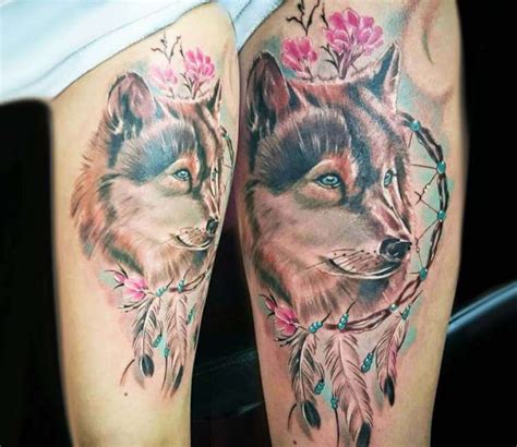 Share more than 70 dreamcatcher tattoo with wolf super hot - in.cdgdbentre