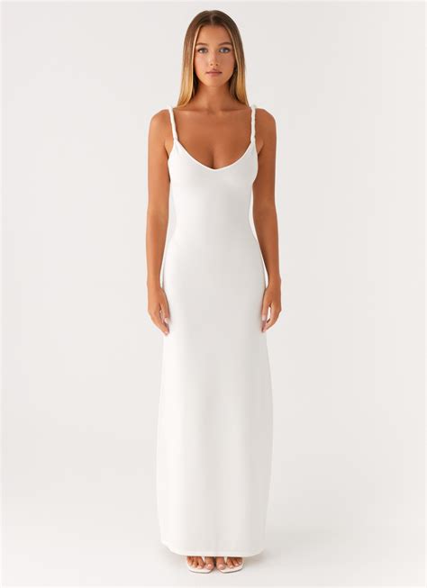 Anastasia Maxi Dress - Ivory – Peppermayo Canada