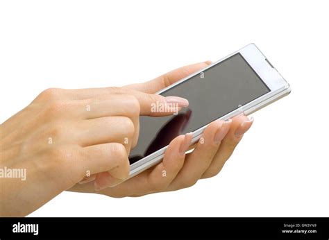 touchscreen smart phone stock photo alamy