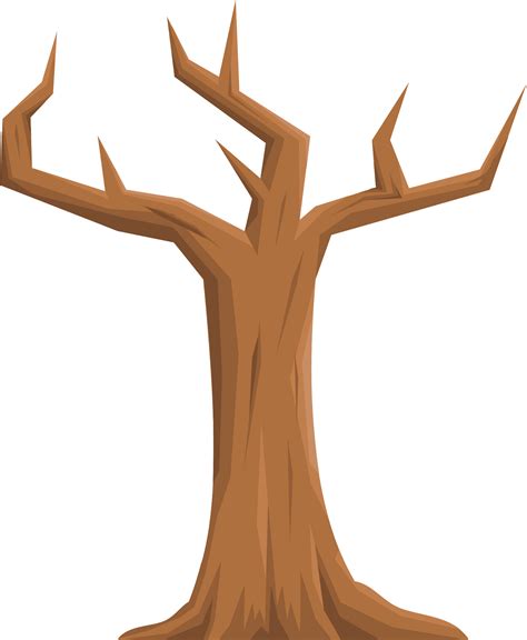 brown trees - Clip Art Library