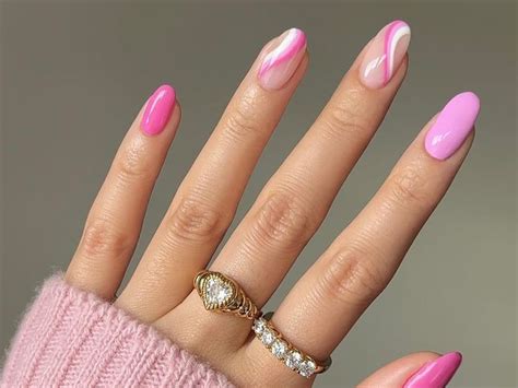 Diseños De Uñas Color Rosa Pastel 【IDEAS E IMÁGENES】