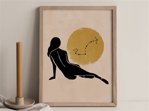 Scorpio Constellation Art Print Unframed Print Modern | Etsy