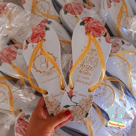Chinelos Personalizados 15 Anos - Chinelos Personalizados 15 Anos | Elo7 Produtos Especiais
