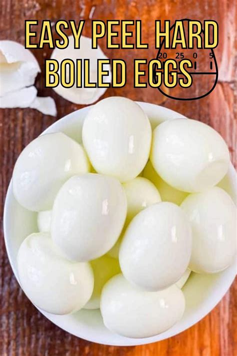 Easy peel hard boiled eggs – Artofit
