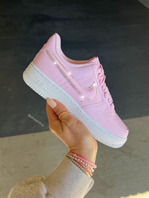 Panda Swarovski Womens Nike Dunk Shoes – Pink Ivy