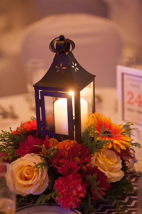 Fall Centerpieces For Table With Lantern