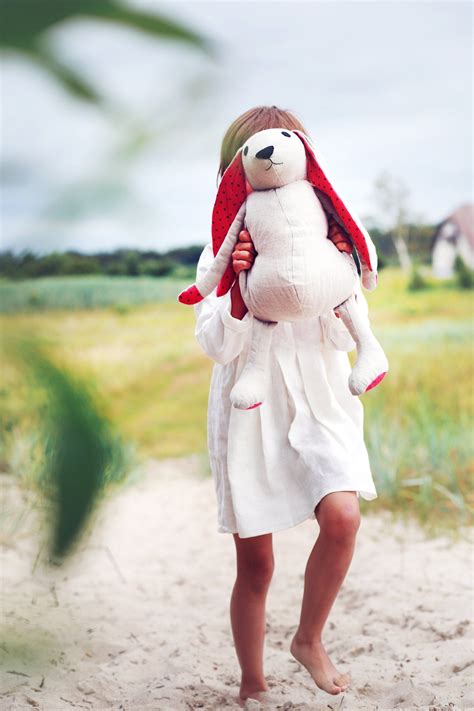 COCO Bunny / Happy Toy Bunny / Childhood Friend Bunny / Linen Bunny Toy