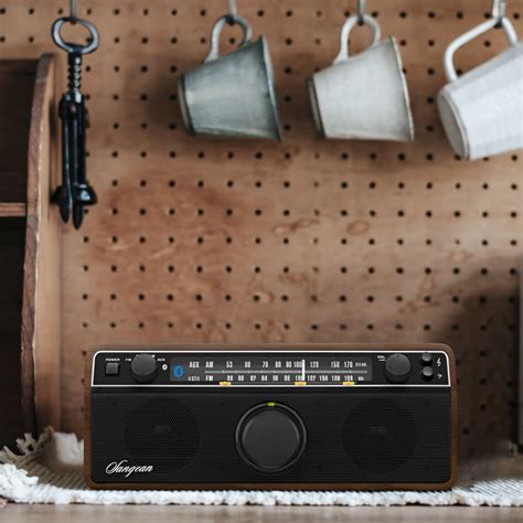 WR-12BT AM/FM/AUX Wooden Cabinet Radio│SANGEAN Electronics