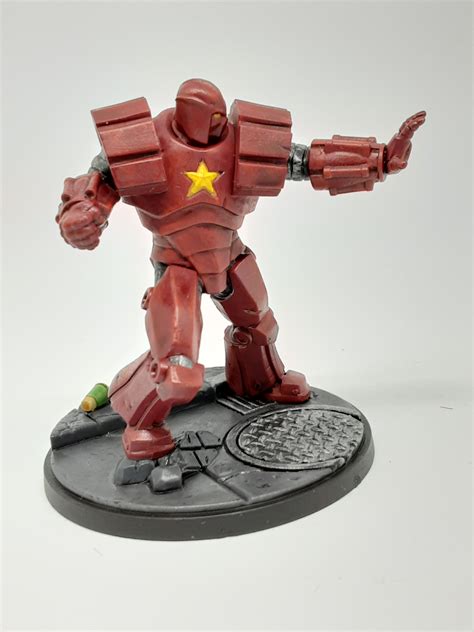 Painted Crimson Dynamo | The Bovine Overlord