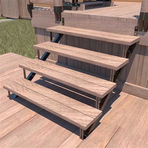 Pylex Steel Stair Stringer Black 4 -Steps Steel Outdoor Stair Stringer ...