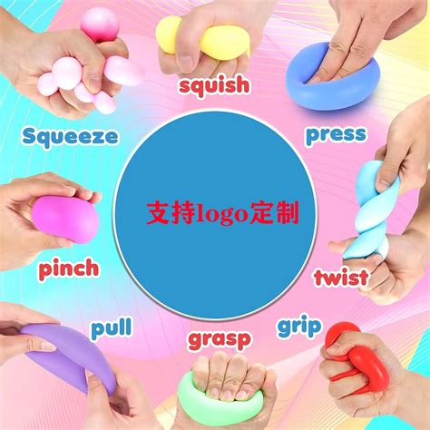 Custom Pop Fidget Ball Squeezing Antistress Squeeze Ball Stress