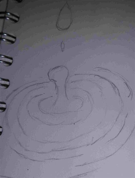 Water Drop Pencil Drawing at PaintingValley.com | Explore collection of ...