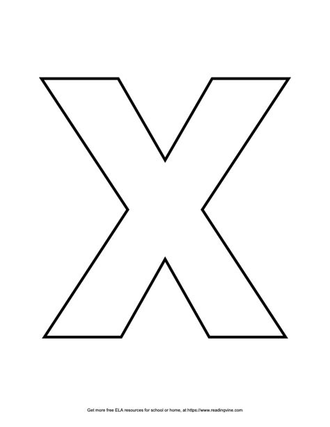 Capital Letter X