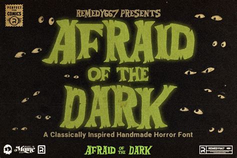 Afraid of the Dark By Remedy667 | TheHungryJPEG