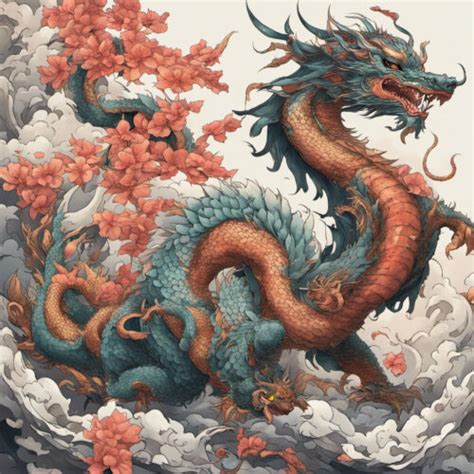 Unleashing the Majestic Power: Exploring the Enchanting World of Japanese Dragon Artwork ...