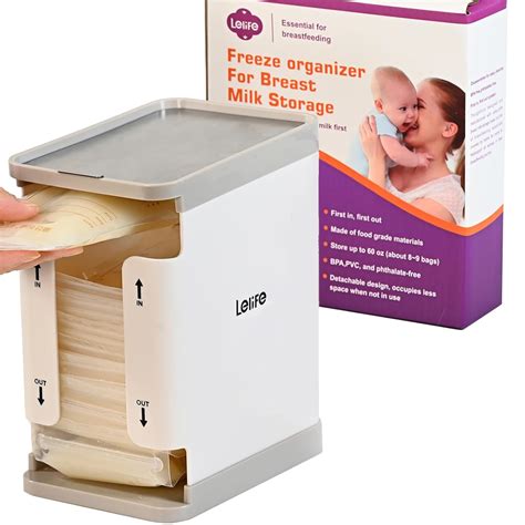 Amazon.com: Lelife Freeze Organizer for Breast Milk Storage Bags