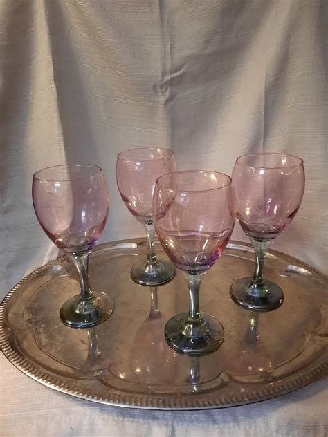 Vintage Libbey Wine Glasses - Etsy