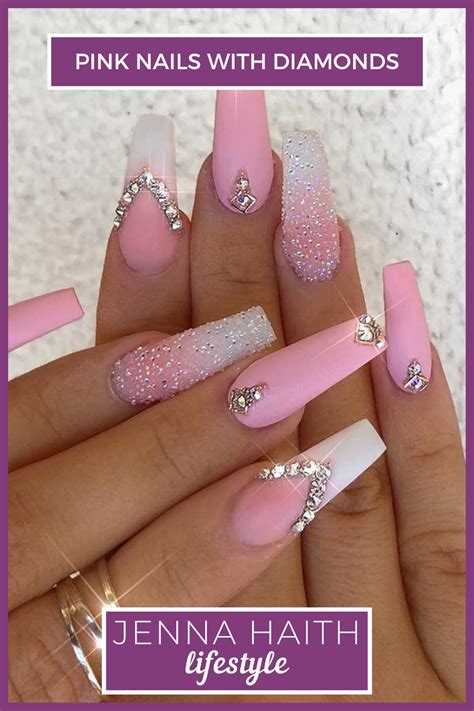 13 Diamond Nail Designs That Will Make You Feel Luxurious - Jenna Haith ...