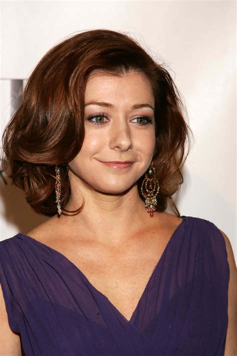 Download Alyson Hannigan Radiant Smile Wallpaper | Wallpapers.com