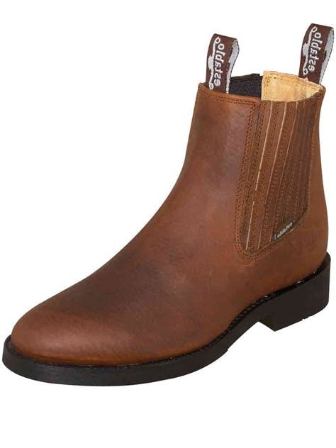 Men's Work Boots Ankle Leather, Botin Establo para Hombre de Trabajo o ...