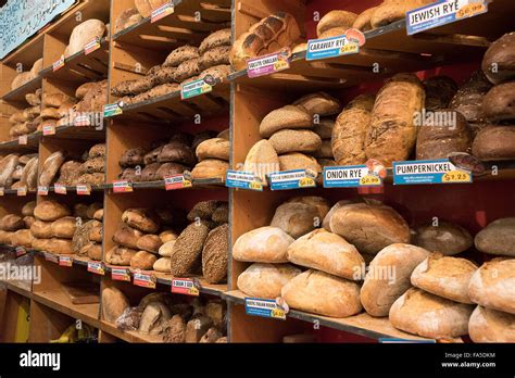 Ann Arbor, MI, USA. 21st Dec, 2015. Selection of Zingerman's bread on ...