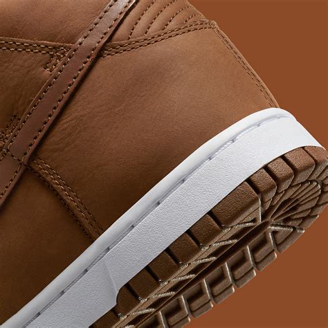 nike dunk high premium brown suede dx  sneakernewscom