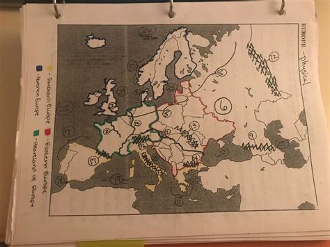 europe physical map Diagram | Quizlet