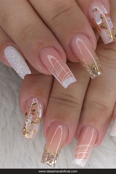 Unhas Em Gel Decorada Ano Novo - Unhas decoradas de réveillon 2025: 50 Inspirações para o ano novo!