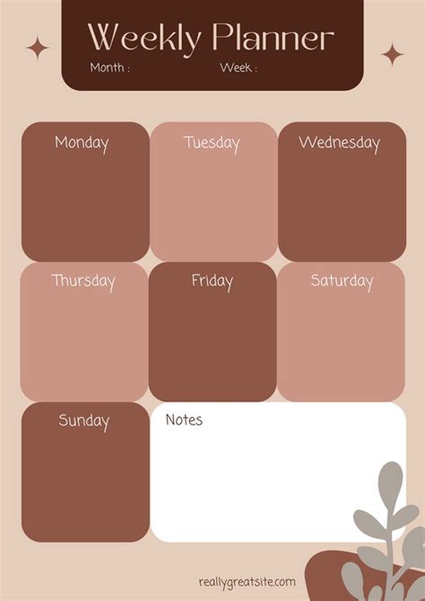 customizable timetable templates