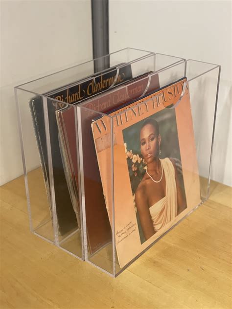 Caixas E Caixas De Vinil Coleção - Caixa de acrílico para discos de Vinil - Exhimia Home