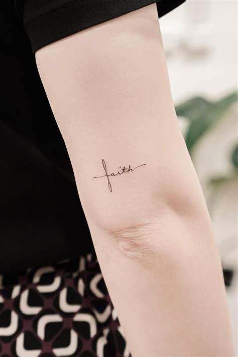 simple word tattoo ideas  stand  test  time