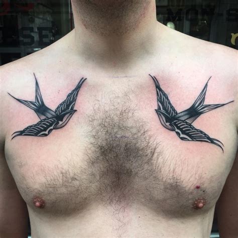 Traditional Swallow Tattoo 35 - Cloak and Dagger Tattoo London