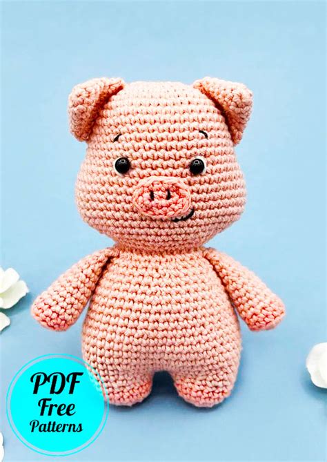 Jackson the Pig Amigurumi PDF Free Pattern - Amigurumiday