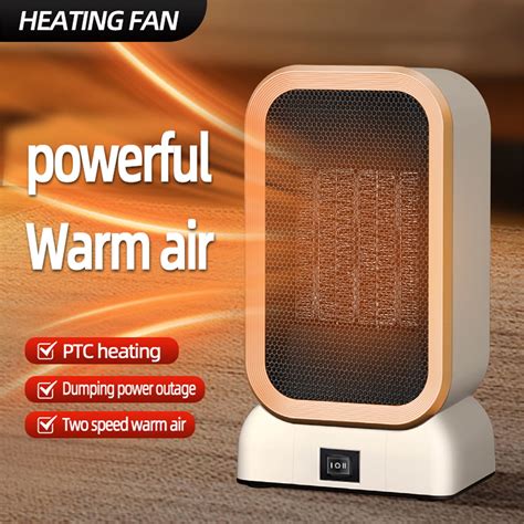 BSJJY Electric Small Space Heater, Portable Heater,1000W,PTC with Tip
