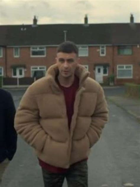 Joe Gilgun Brassic Brown Puffer Jacket - New American Jackets